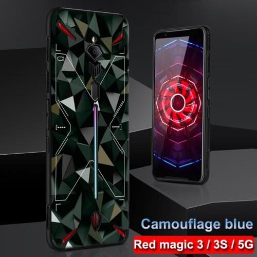For ZTE Nubia Red magic 5G Case NX659J Ultra thin Silicone Soft Back Cover For ZTE Nubia Red magic 3 3S NX629J Protector cases