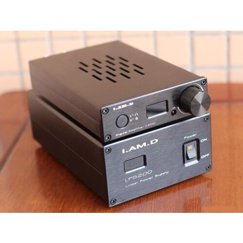 I.AM.D pure digital power amplifier linear power set Bluetooth LDAC optical fiber coaxial USB sound card AUX headphone amplifier