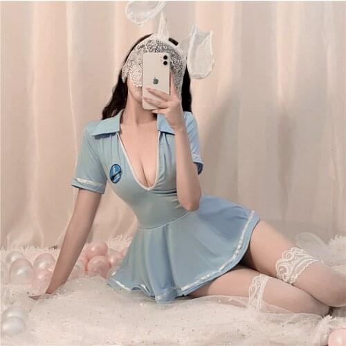 Kawaii Girl Short Sleeve Summer Dresses Sweet Lolita Dress Maid Costume Anime Cosplay Maid Uniform Halloween Costumes Outfit