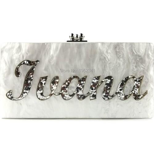 OC3847 High quality OEM women evening acrylic bags