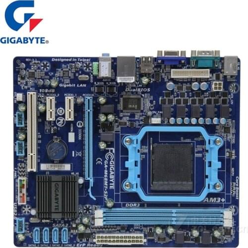 Original Gigabyte GA-M68MT-S2P Motherboard DDR3 Socket AM3 M68MT S2P Desktop Mainboard M68MT-S2P Micro ATX VGA PCI-E X16 Used