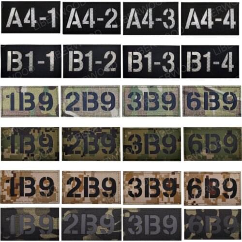 Call Sign Infrared Reflective Patch for Clothing Muiticam CP A4/B1/B9 Tactical Military Armband Hook Loop Emblem DIY Badges