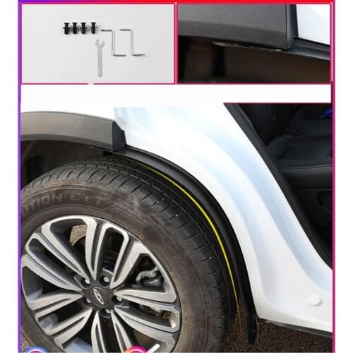 Lsrtw2017 Durable Abs Car Wheel Mud Fender Mudguard for Chery Tiggo 8 2018 2019 2020 2021 Tiggo8 Pro Accessories Protection
