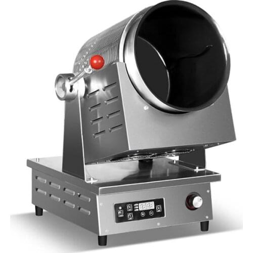 Commercial Intelligence Electric Multifunction Automatic Non-Stick Pot Egg Fried Rice Cooking Drum Type Stir Fry Machine