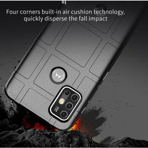 Drop resistance Rugged Shield Case For Motorola Moto G30 G10 Defender Armor Soft TPU Rubber Cover