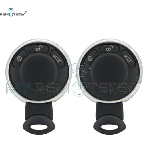Remtekey 2pcs remote key keyless entry 3 button 315mhz IYZKEYR5602 for Mini Cooper 2007 2008 2009 2010 2011 smart key