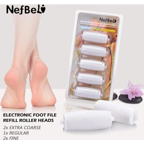 Extra/Regular Coarse Foot File Refill Roller /Hard Skin Remover Replacement Compatible With Electronic Pedicure for Amope