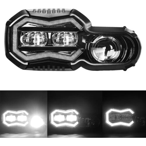LED Projector Headlight Headlamp Angle eye Daytime running light For BMW F800GS F800R F700GS F650GS Adventure