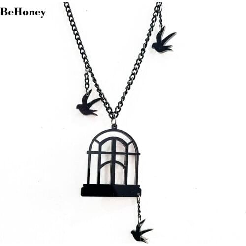 Jane Eyre Vintage Flying Bird Cage and Song Birdcage Pendant Charlotte Bronte Literary Gift Book Lover Feminist Gift Womens Righ