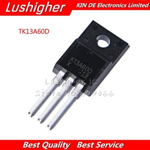 10pcs TK13A60D TO-220F K13A60D TO220F TK13A60 TO-220 N-Channel Original