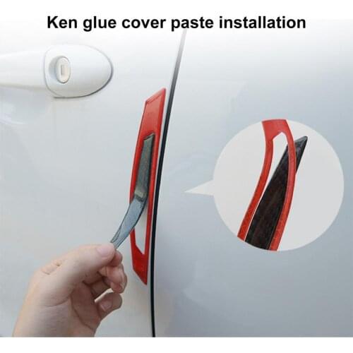 2Pcs Excellent Anti-collision Door Open Reflective Stickers Exterior Open Reflective Stickers Waterproof for Vehicles