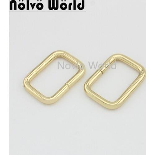 Nolvo World 5-20-100pcs 5 colors 32*20mm 1-1/4" 5.0mm line metal rectangle buckle opened buckles handbag purse buckle