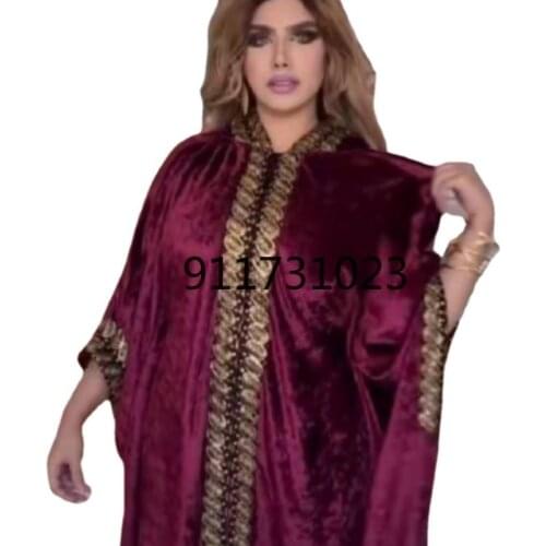 African Dresses for Women Beading Maxi Dashiki Long Sleeve Robe Gowns Africa Sexy Lady Party Dress African Clothes Women