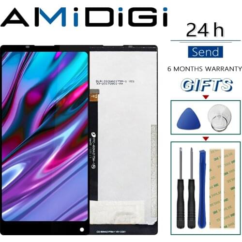 For 100% Original Vernee Mix 2 LCD Display With Touch Screen Digitizer Assembly Replacement 6.0 inch 2160x1080P MIX 2 Phone LCD