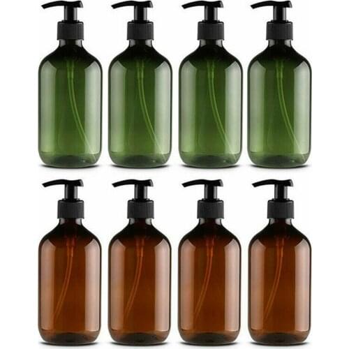 1/2 Pcs 300/500ml Empty Pump Bottles Lotion Shampoo Liquid Container for Home Travel Skin Care Tool Refillable Bottles TK-ing