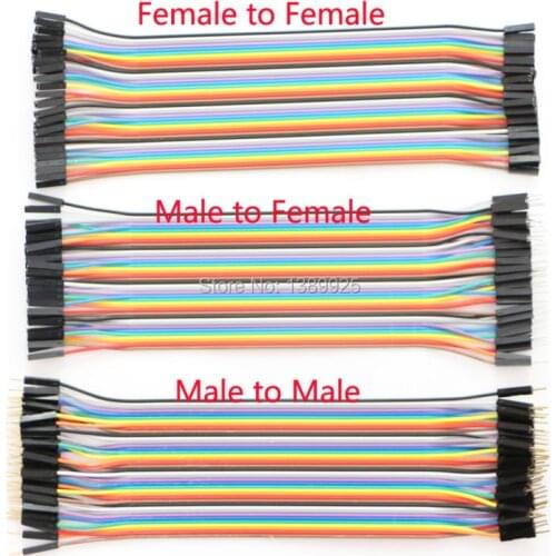 Dupont line 120pcs 20cm male to male + male to female and female to female jumper wire Dupont cable
