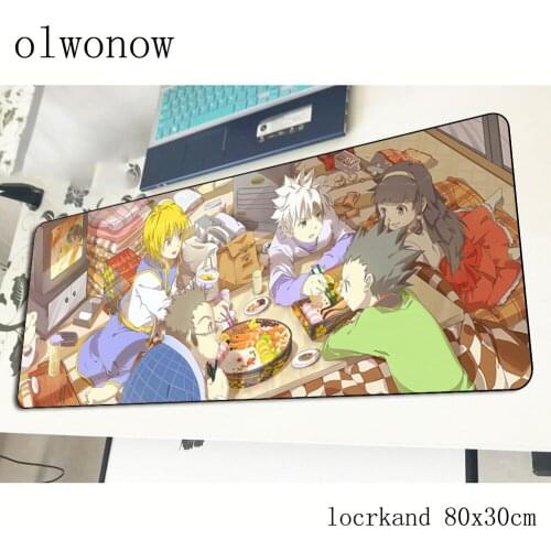 HUNTERxHUNTER mousepad gamer High quality 800x300x3mm gaming mouse pad big notebook pc accessories laptop padmouse ergonomic mat