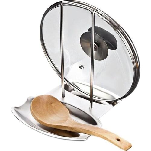 Cooking Tools kitchen cooking pot cover pan spoon rest holder stand creative Kitchen Gadget cuisine Storage organizer Supplies