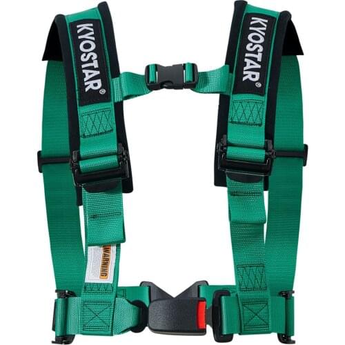 JDM Racing 4-Point Safety Harness with Ultra Comfort Heavy Duty Shoulder Pads