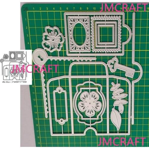 JMCRAFT 2021 New Album Notebook Decoration #6 Metal Cutting Dies 3D DIY Scrapbook Handmade Paper Craft Metal Steel Template Dies