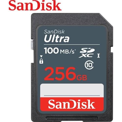 SanDisk Ultra SD Card 16GB 32GB 64GB 128GB 256GB Memory Card 100MB/s U1 4K For Canon Nikon SLR Camera Shooting 4K Video New