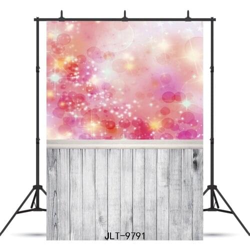 Shimmer And Shine Pink Wooden Board Vinyl Background For Photo Booth Portrait Children Baby Shower Backdrops Photocall