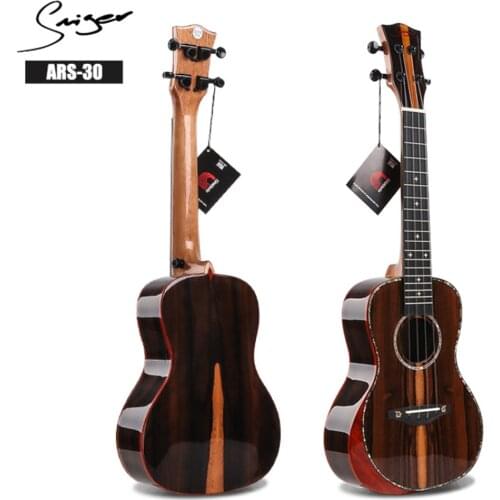 New ukulele high-grade black persimmon wood ukulele 23 inch bright hand