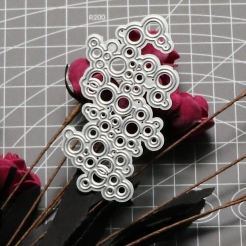 New Design Craft Metal Cutting Dies Cut Die Bubble Circle Irregular Frame Scrapbooking Album Paper Card Craft Embossing