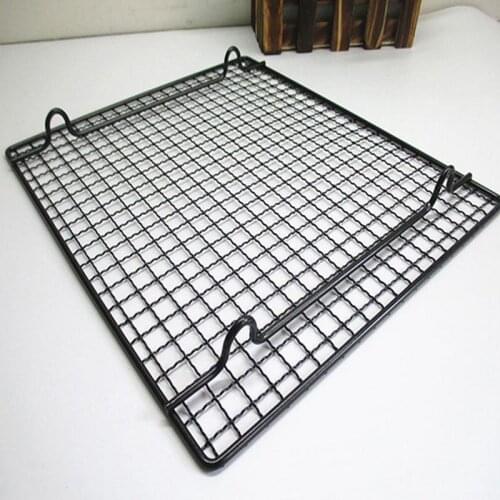Stainless Steel Wire Grid Cooling Tray Non-stick Cake Food Rack Oven Kitchen Baking Pizza Bread BBQ Cookie Biscuit Holder Shelf