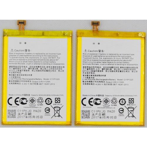 ISUNOO Original Quality C11P1325 Battery For ASUS ZenFone 6 /Z6 A600CG /A601CG /T00G Cell Phone Battery Replacement 3230mAh