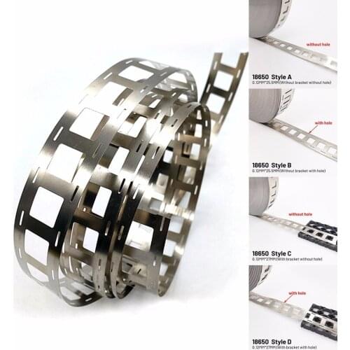 Nickel Strip Belt 18650Li-ion Battery Plated Steel Nickel Sheet Belt Strip Cell Spot Welding Machine 1m X 27mm X 0.12mm