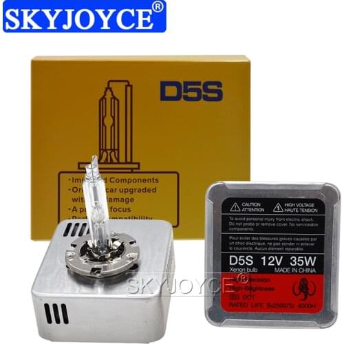 SKYJOYCE 2PCS OEM Quality 55W D5S Xenon HID Bullb 5500K 35W D5S Auto Headlamp Light 9285409171 9285408171 9285407171 For A3 Q3