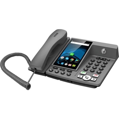 Smart Landline Telephone Wireless Telephone with Android 7.0 WIFI Video Landline Fixed Telephone, Support 720P HD Video