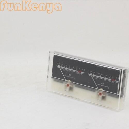 High Precision VU Meter Head Power Discharge Level Meter Preamp DB Sound Pressure Audio Power Watch With Backlight P-59WTC