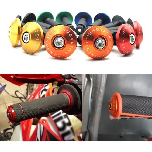 For Suzuki gsr 600 750 gsxs 750 gsxr 600 750 sv 650 1 Pair Universal Motorcycle Handlebar Cap Handle Bar Ends Racing handlebar