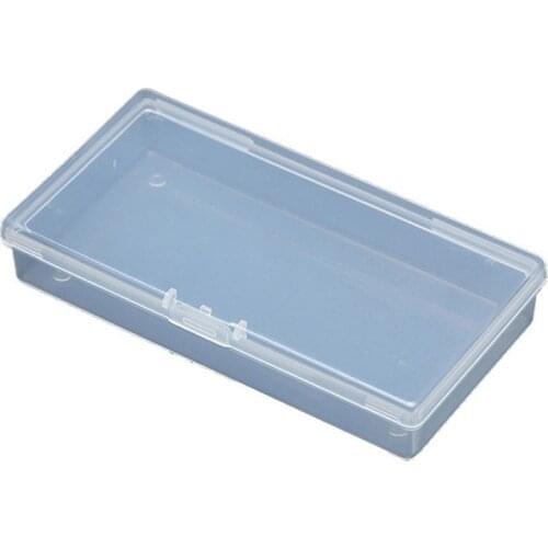 1pc Small Plastic Box Rectangular Transparent 12.2*6.2*2.3cm PP Storage Collections Container Box Case Sundries Plastic Box