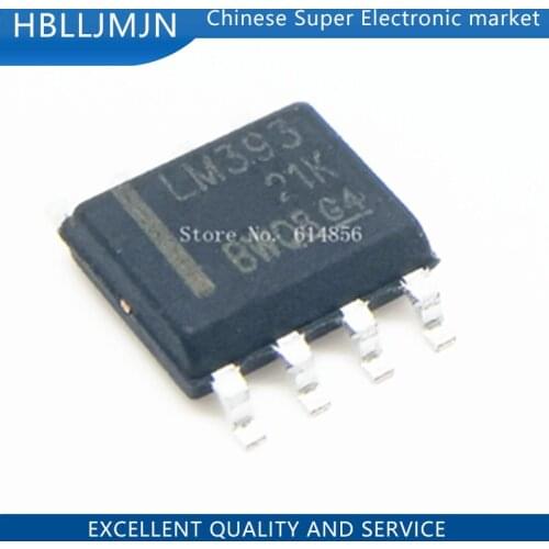 100pcs LM393D LM393DR LM393M SOP-8