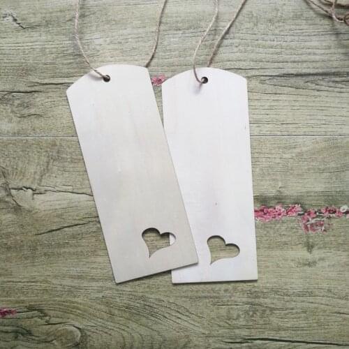 2pcs Blank Wooden Hollow Cut Heart Size 10*25cm the Listing of the DIY Hotel Wedding Sstyle Creative Home Accessories Heart Sign