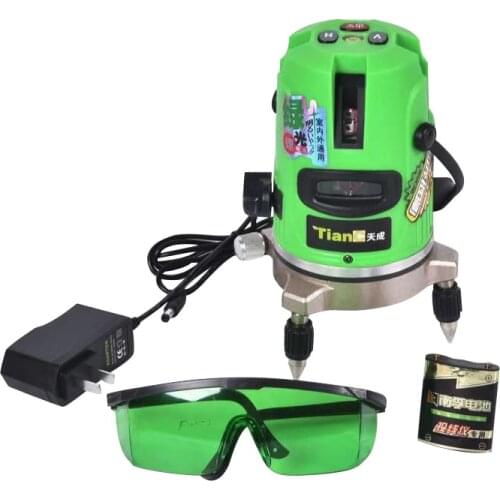 3D Green beam rotary Self-Leveling 360 degree Horizontal&Vertical 5 lines laser level 3d/3D /green