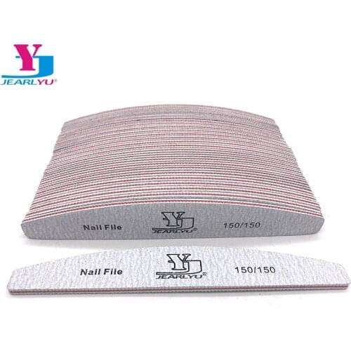 50Pcs/lot Nail Files 150/150 Nail Buffer Block Gray Nail Art Sanding Polishing Pedicure Reusable Manicure Care Nail Buffing Tool