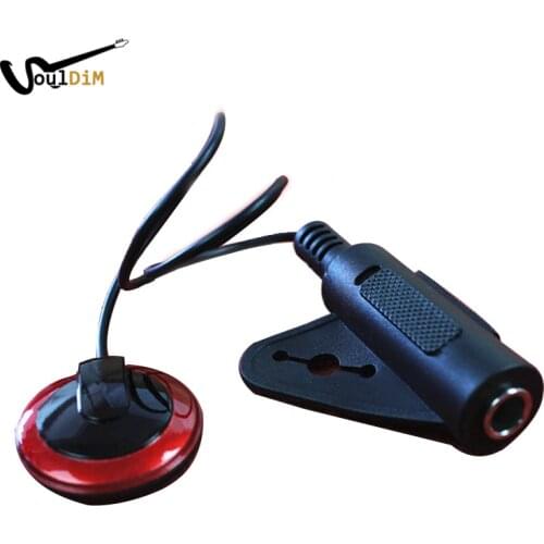 Adeline AD-20 Guitar Violin Viola Cello Banjo Ukulele Mandolin Contact Micro Pickup with Strap Button Hanger Pickup Guitar