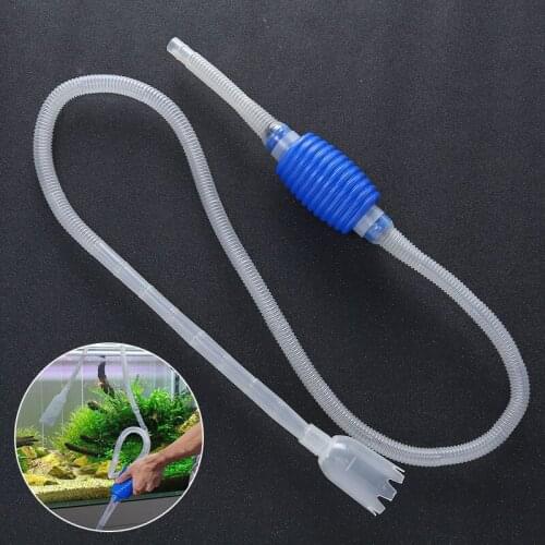 1.8m Aquarium Water Change Tube Simple Fish Tank Water Change Cleaner Practical Aquarium Fish Tank Cleaner Pump Fish Accessories