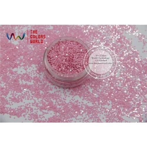 TCH304 1.0 MM Size 040 Solvent Resistant Mate Colors Hexagon shape glitter for nail polish,nail art or other DIY decoration