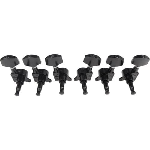 Black guitar string button fully enclosed acoustic guitar string twisted string quasi-electric guitar rotation 6 suits