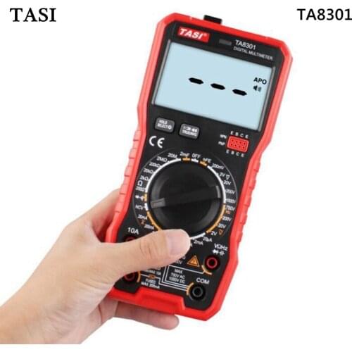 High precision Voice automatically Hold Digital Multimeter true rms AC DC Meter TA8301 TA8302 Voice Digital Multimeter