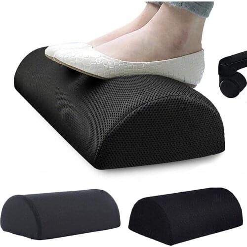 Ergonomic Feet Cushion Support Foot Rest Under Desk Feet Stool Pillow for Home Computer Work Chair Travel Footrest Massage