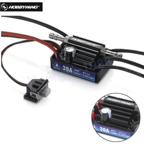 Hobbywing Waterproof SeaKing 30A V3 ESC Brushless ESC RC motor ESC 6V / 1A BEC untuk RC Boat