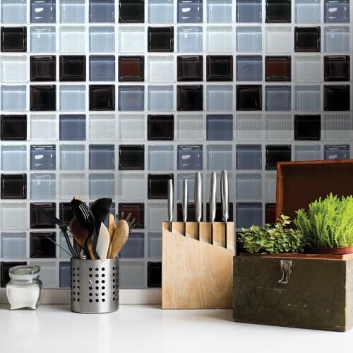 Simulation Tile Sticker 20X20cm Wall Sticker Floor Vision home decoration accessories for living room