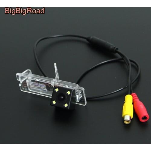 BigBigRoad Car Rear View Reverse Camera For Renault Clio 3 / Lutecia 2005-2015 / Master 2010-2015 / Grand Scenic 3 III 2009-2016