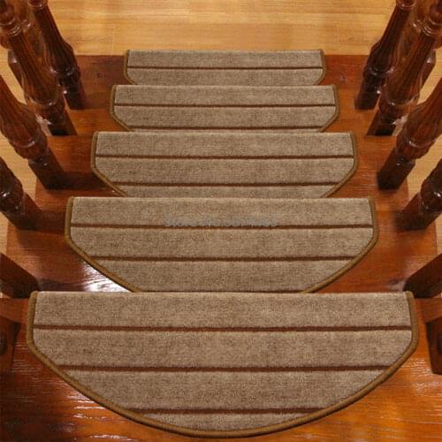 Stair Mat Stepping Mat Solid Wood Stair Carpet Glue-free Self-adhesive Anti-slip Mat Non-slip Stepping Mat Export
